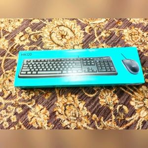 Brand New Logitech MK120 Keyboard and Mouse Set